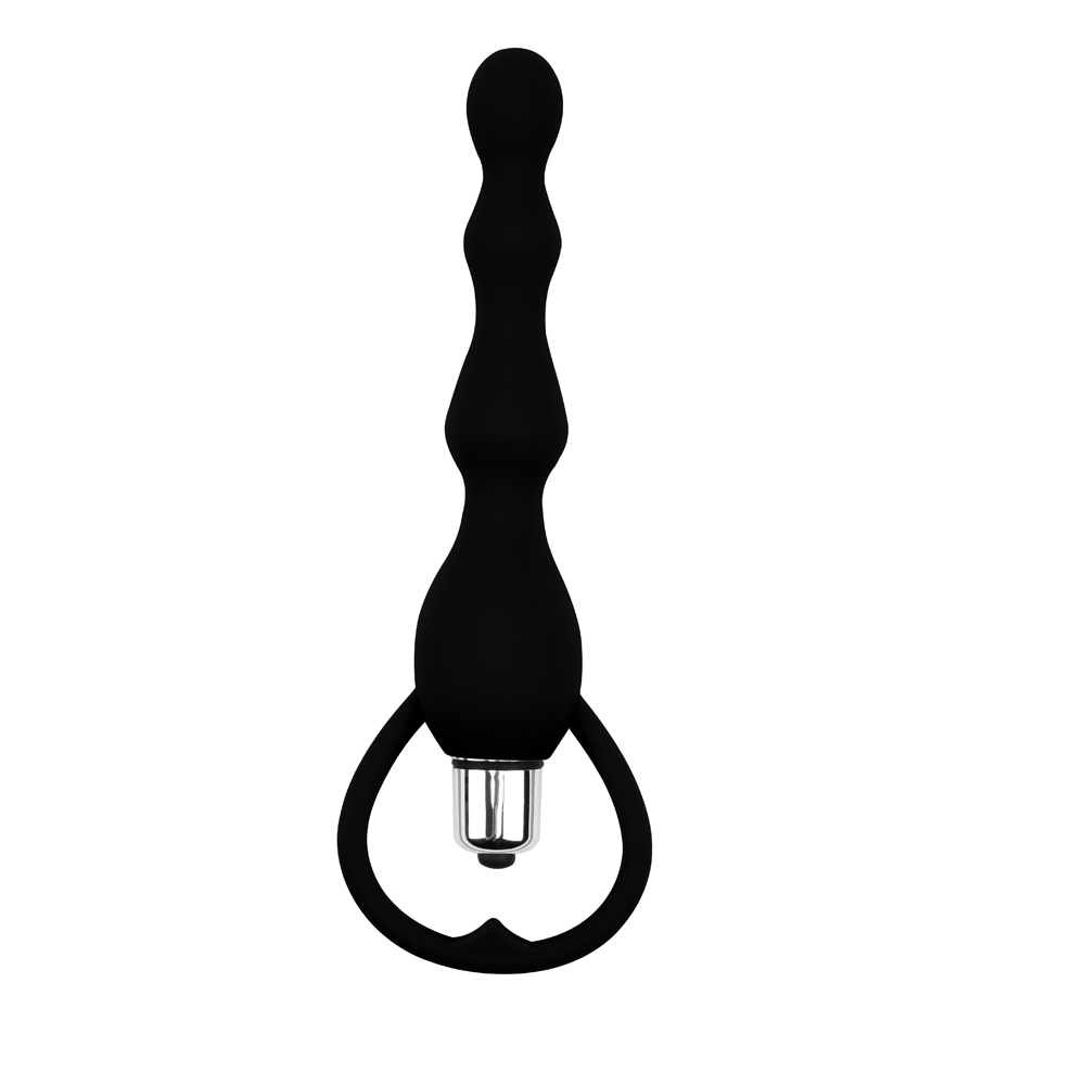 Анальные игрушки с вибрацией - Анальный стимулятор с вибрацией Chisa Black Mont 1