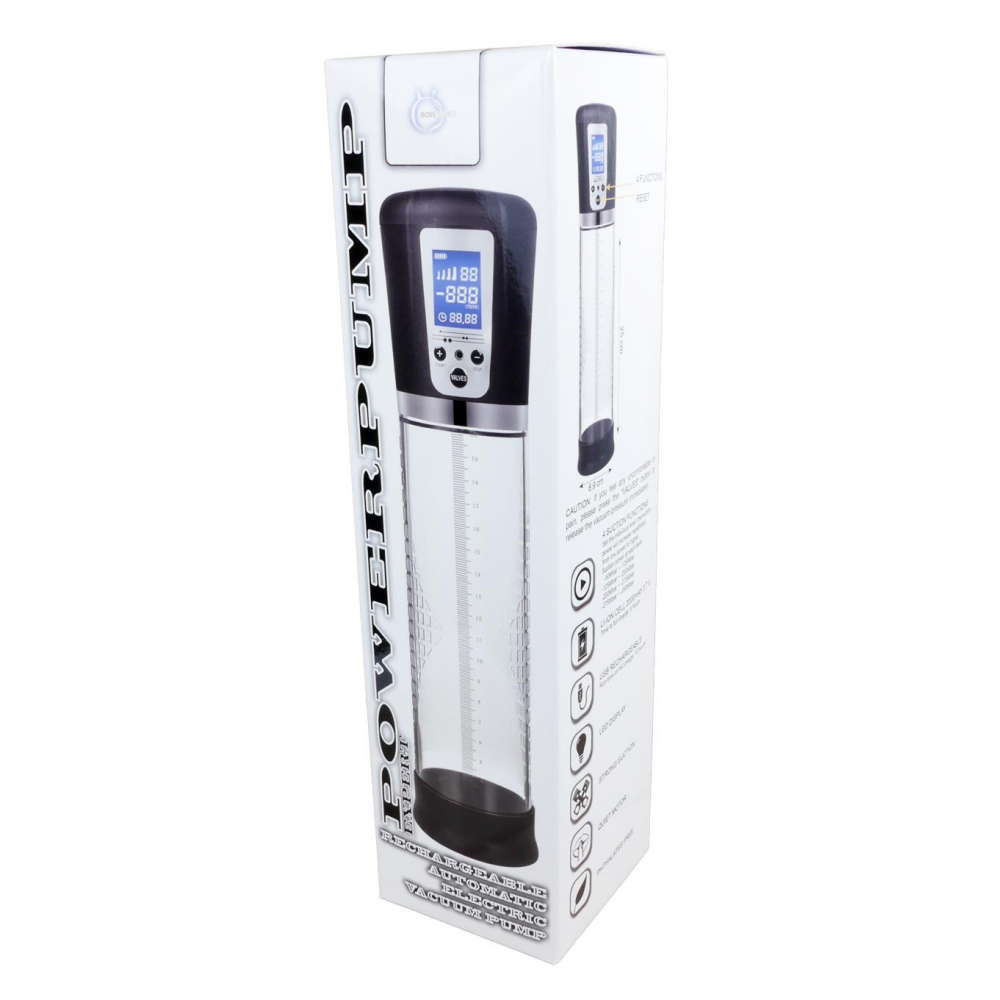 Женские вакуумные помпы - Автоматическая помпа Boss Series: Power pump USB Rechargeable, BS6000014 3
