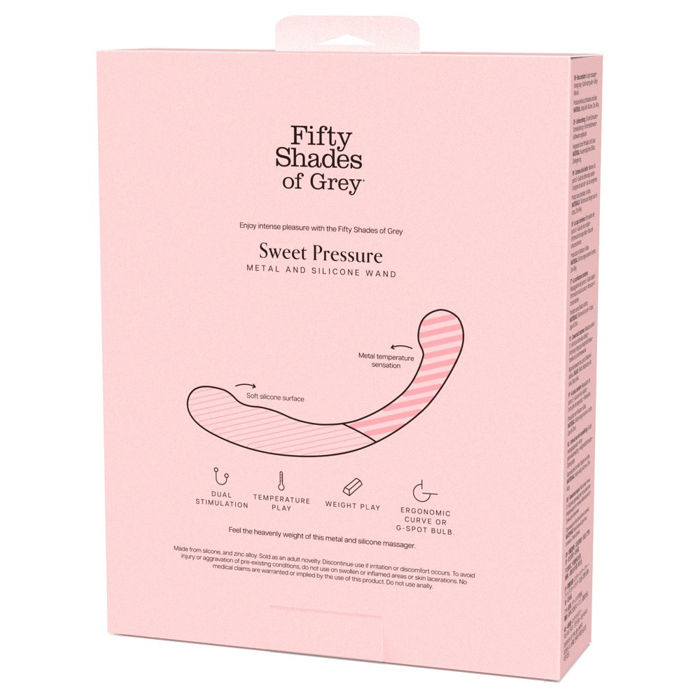 Разное - Двухсторонний фаллоимитатор, массажер точки G Fifty Shades of Grey силикон и металл 3