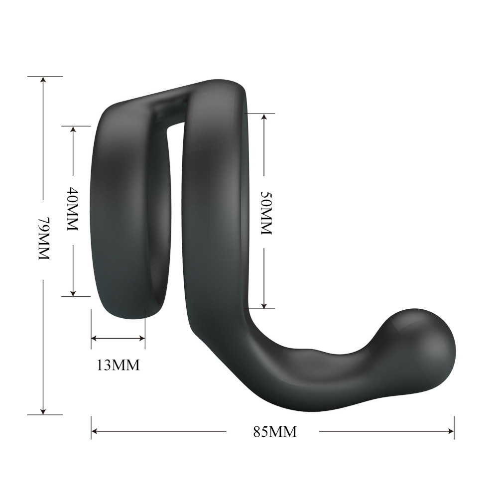  - Ерекційне кільце Crazy Bull - Yancy Silicone Cock Ring, BI-210231 5