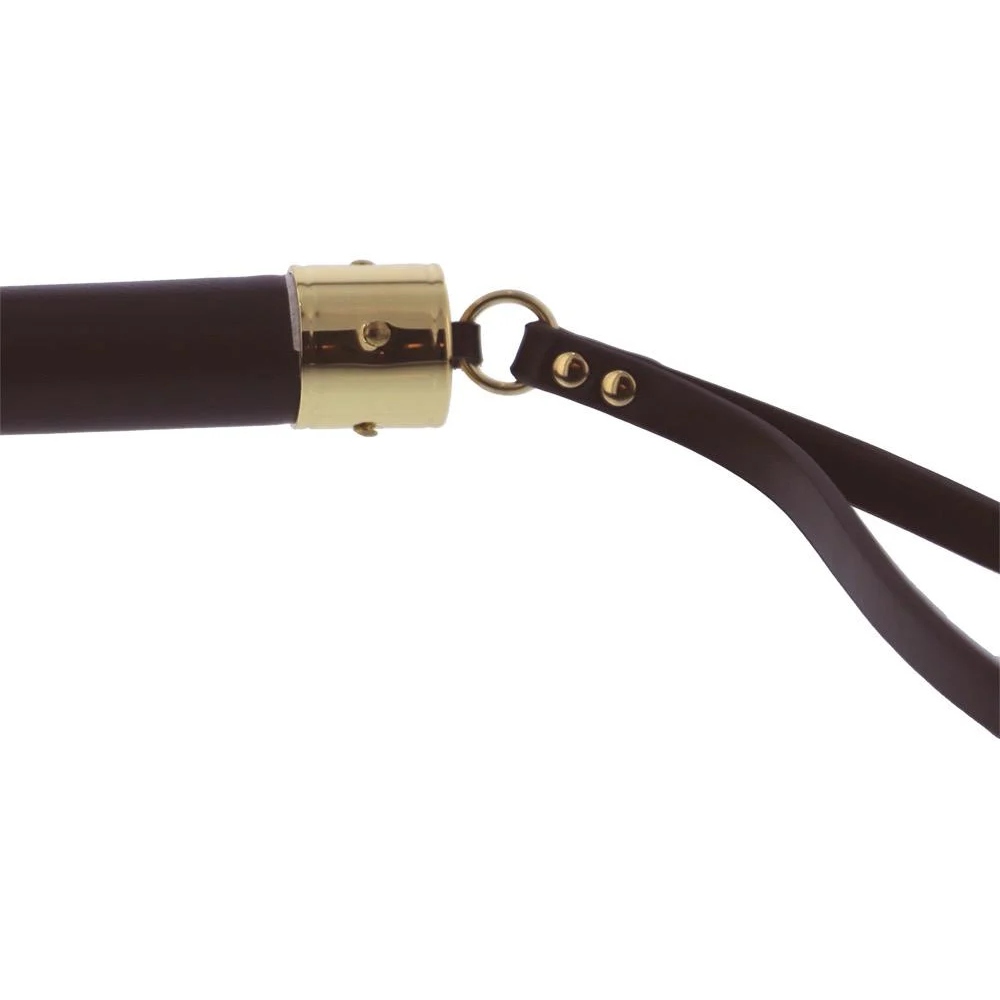 Плети, стеки, флоггеры, тиклеры - Флоггер с петлей Guilty Pleasure Sable Strike Empower, черный, 66 см 3