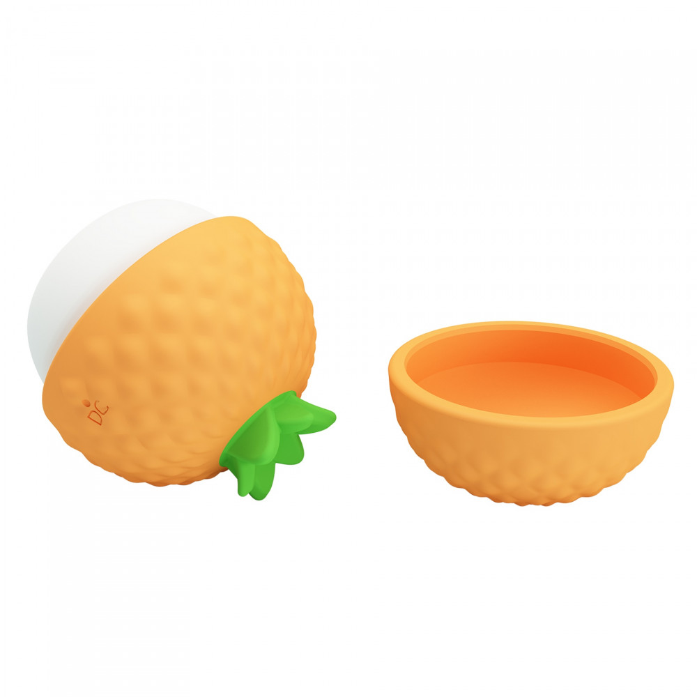 Вибропули и мини-вибраторы - Клиторальный пульсатор PRETTY LOVE Pineapple Secret оранжевый, 5,7 х 5,1 см 4