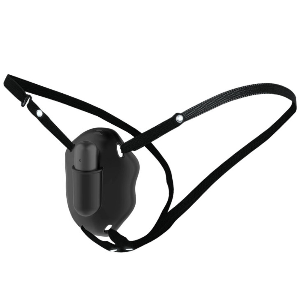 Вибропули и мини-вибраторы - Клиторальный стимулятор Pretty Love на трусиках, черный 3