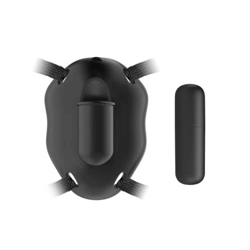 Вибропули и мини-вибраторы - Клиторальный стимулятор Pretty Love на трусиках, черный 2