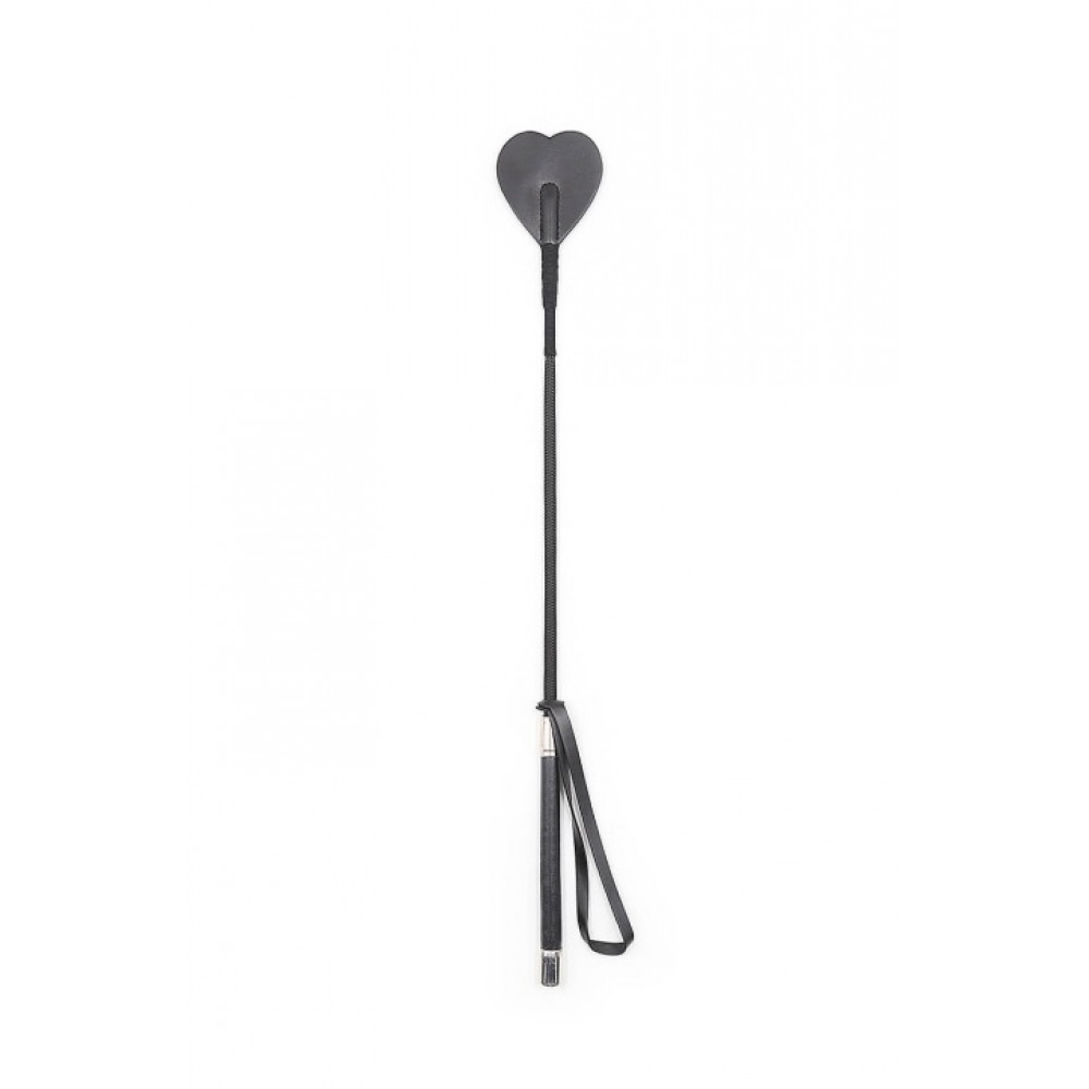 БДСМ игрушки - Стек сердце DS Fetish Whip heart black