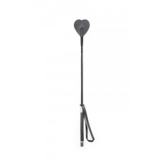 Стек сердце DS Fetish Whip heart black