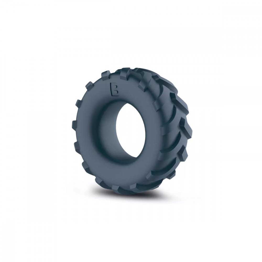 Эрекционные кольца и насадки на член - Кольцо эрекционное Boners Tire Cock Ring - Grey