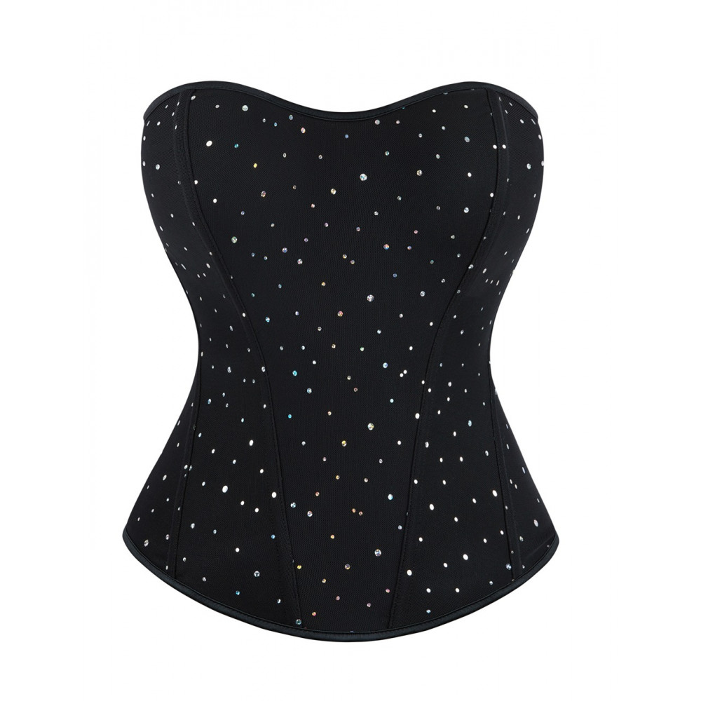 Разное - Корсет со стразами Star Night 6 Plastic Bones черный, XS 8