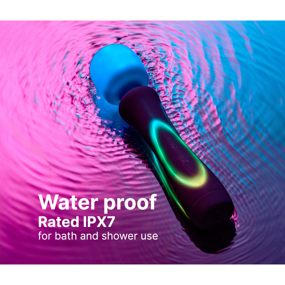- Мікрофон із вібрацією, RGB-підсвічуванням та додатком Illumination The Wand, білий, 24,8 × 5,1 см 4