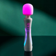 Мікрофон із вібрацією, RGB-підсвічуванням та додатком Illumination The Wand, білий, 24,8 × 5,1 см