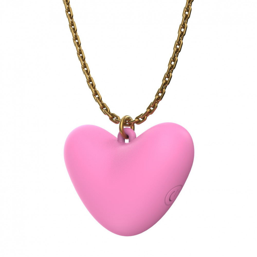 Вібропулі та міні-вібратори - Міні-вібратор кліторальний Every Night Toys Eileen серце, світло-рожевий, 10 режимів вібрації