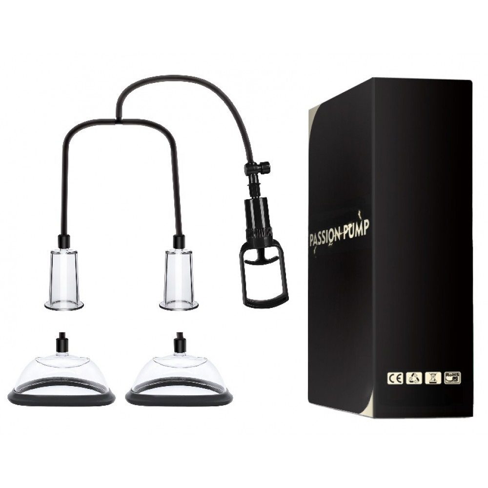  - Набір для стимуляції сосків, клітора та статевих губ CANWIN Female Pumps Set, CAN-P168