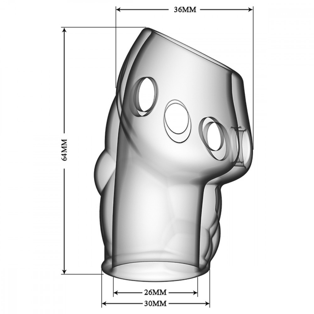 Різне - Насадка на головку пеніса Oscar Pretty Love 3