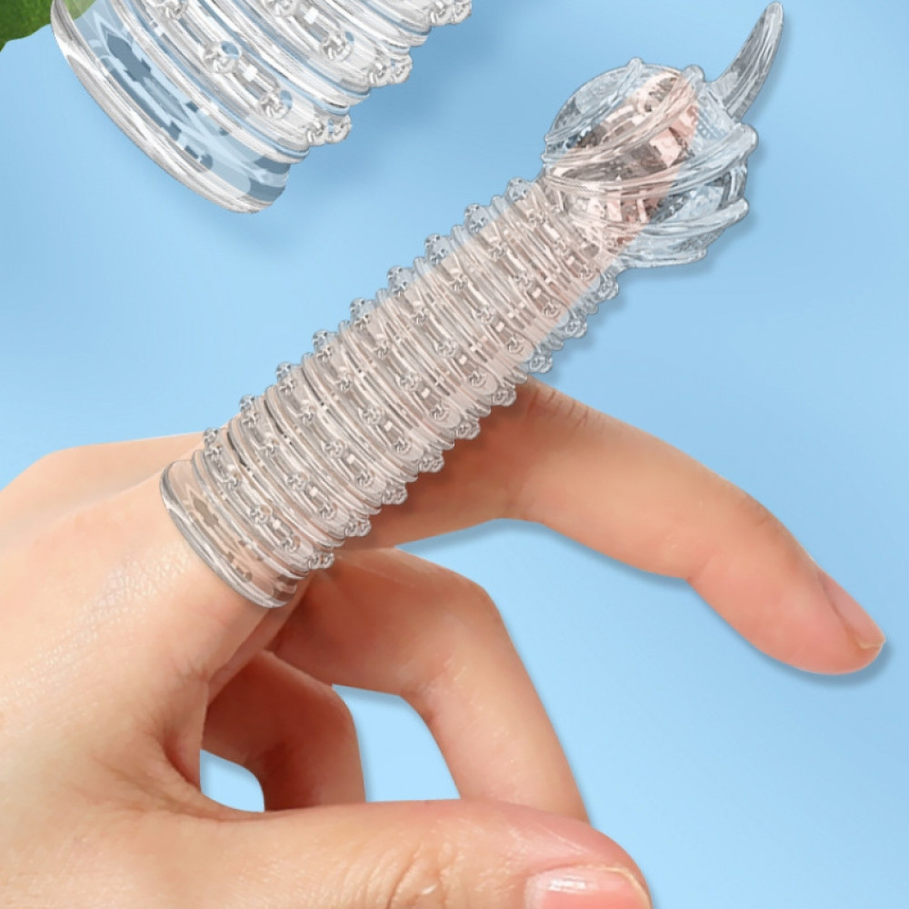  - Насадки OLO (насадка з вібратором для пальця 1 шт.+ звичайна насадка для пальця 1 шт.) 1