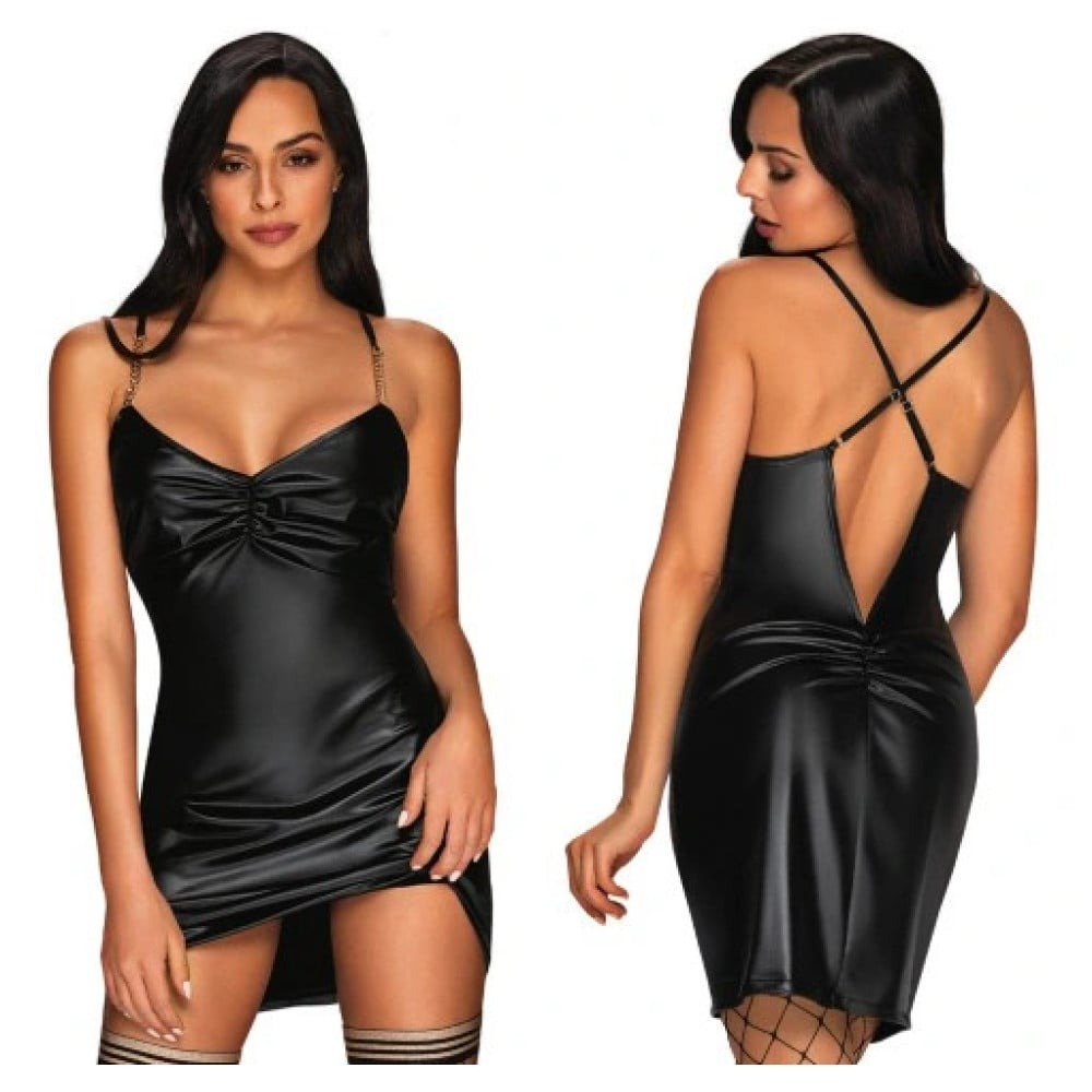 Разное - Платье-мини Obsessive Yollanda черный, L/XL 2