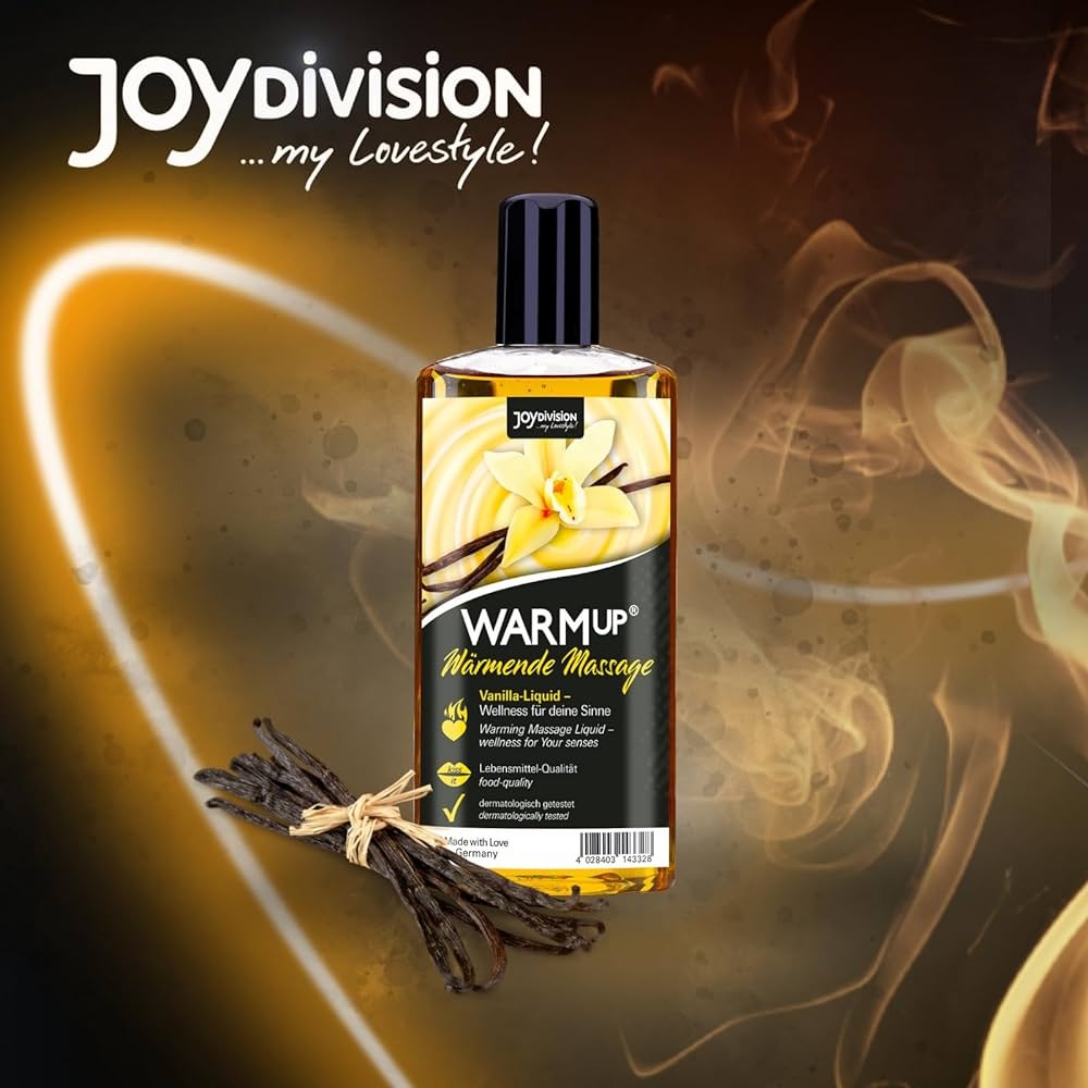 Разное - Съедобное масссажное масло с разогревающим эффектом WARMup Vanilla 150 мл 2