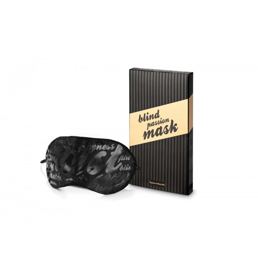 Маски - Маска нежная на глаза Bijoux Indiscrets - Blind Passion Mask в подарочной упаковке
