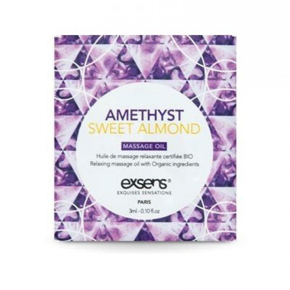Пробники - Пробник массажного масла EXSENS Amethyst Sweet Almond 3мл