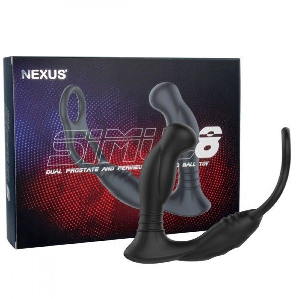 Анальные игрушки - Стимулятор простаты Nexus SIMUL8 Prostate Stimulator с эрекционным кольцом и двумя моторами 2