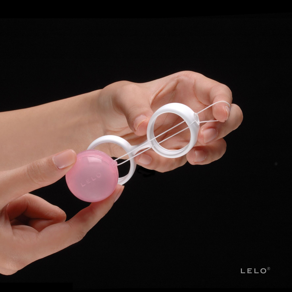Вагинальные шарики - Набор вагинальных шариков LELO Beads, диаметр 3,5 см, изменяемая нагрузка, 2х28 и 2х37 г 4