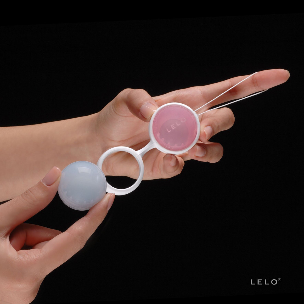 Вагинальные шарики - Набор вагинальных шариков LELO Beads, диаметр 3,5 см, изменяемая нагрузка, 2х28 и 2х37 г 3