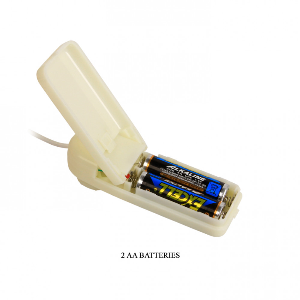  - Страпон порожнистий (фалопротез) з вібрацією Baile Vibrating Strap On, беж, 19 × 4 см 9