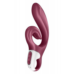 Стимулятор точки G та клітора Satisfyer Love me з вібрацією, бордовий