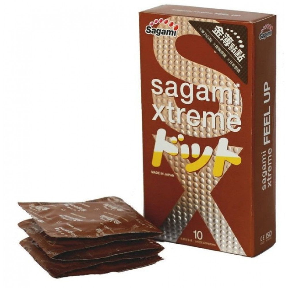 Презервативы - Супертонкие презервативы Sagami Xtreme Feel UP 10шт 2