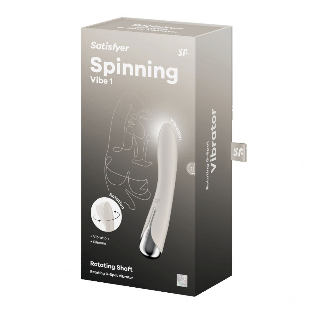 Вибратор - Вибратор Satisfyer Spinning Vibe 1 Beige 7