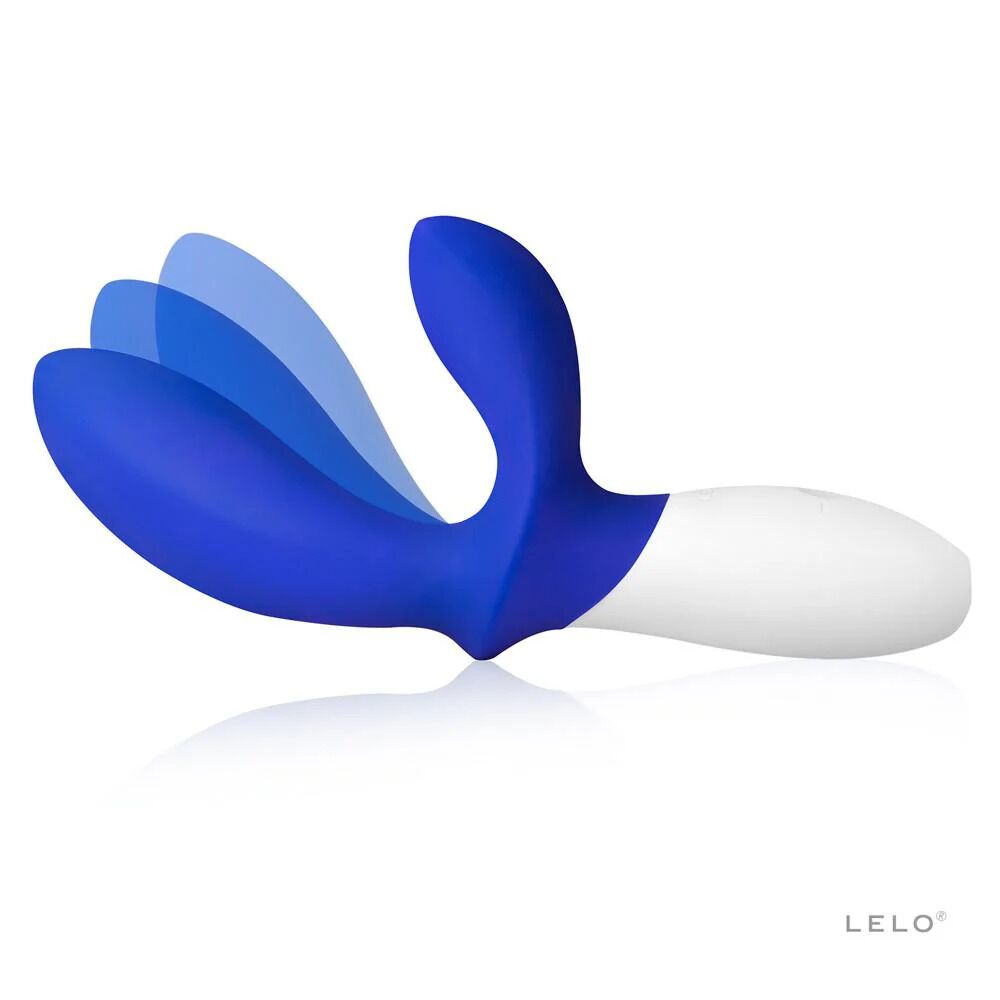 Массажёры простаты с вибрацией - Массажер простаты LELO Loki Wave Federal Blue, 2 мотора, манящее движение + стимуляция промежности 1