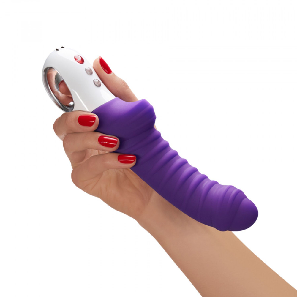 Классический вибратор - Вибратор для точки G Fun Factory TIGER violet, ребристый, подходит для анальной стимуляции 4