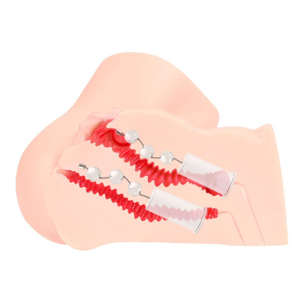 Мастурбаторы с вибрацией - Мастурбатор Kokos 001 Adel ONAHOLE Real Vagina 2WayPlus с вибрацией и массажем 2