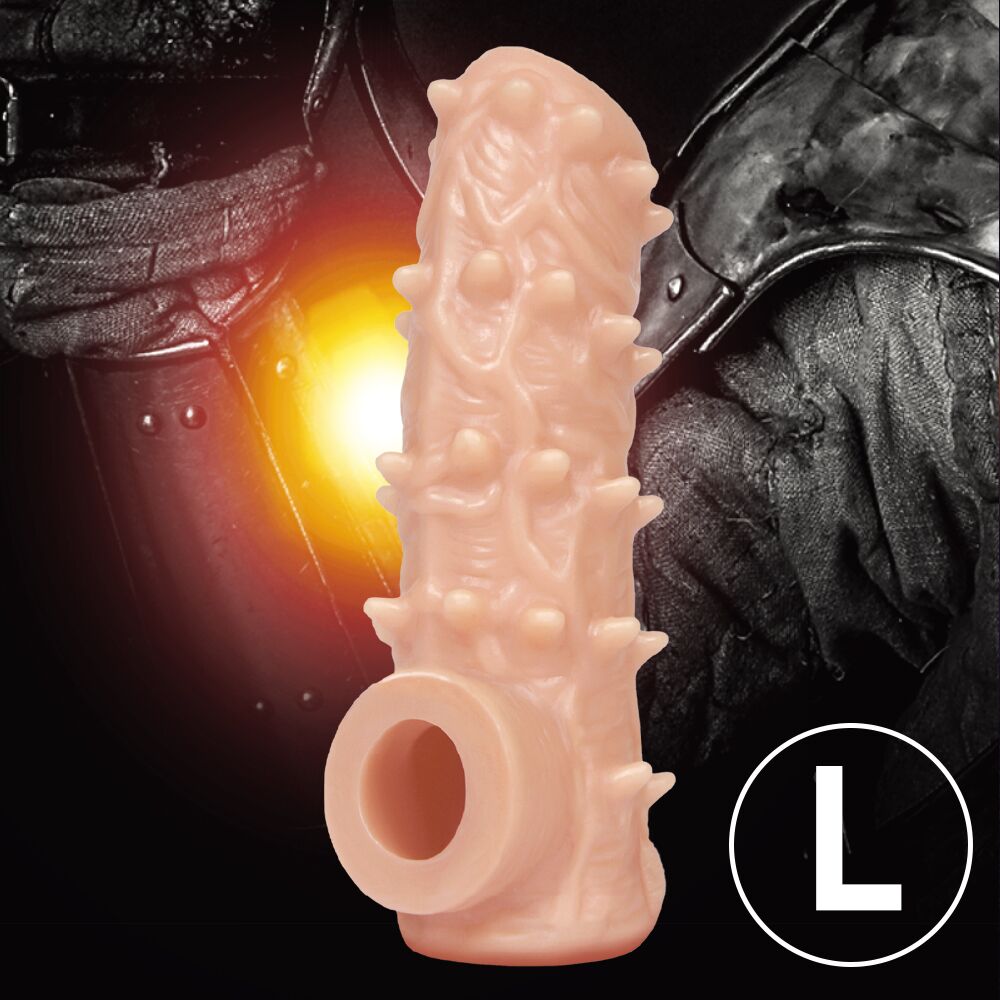 Эрекционные кольца без вибрации - Насадка на член Kokos Nude Sleeve NS 006 L 2