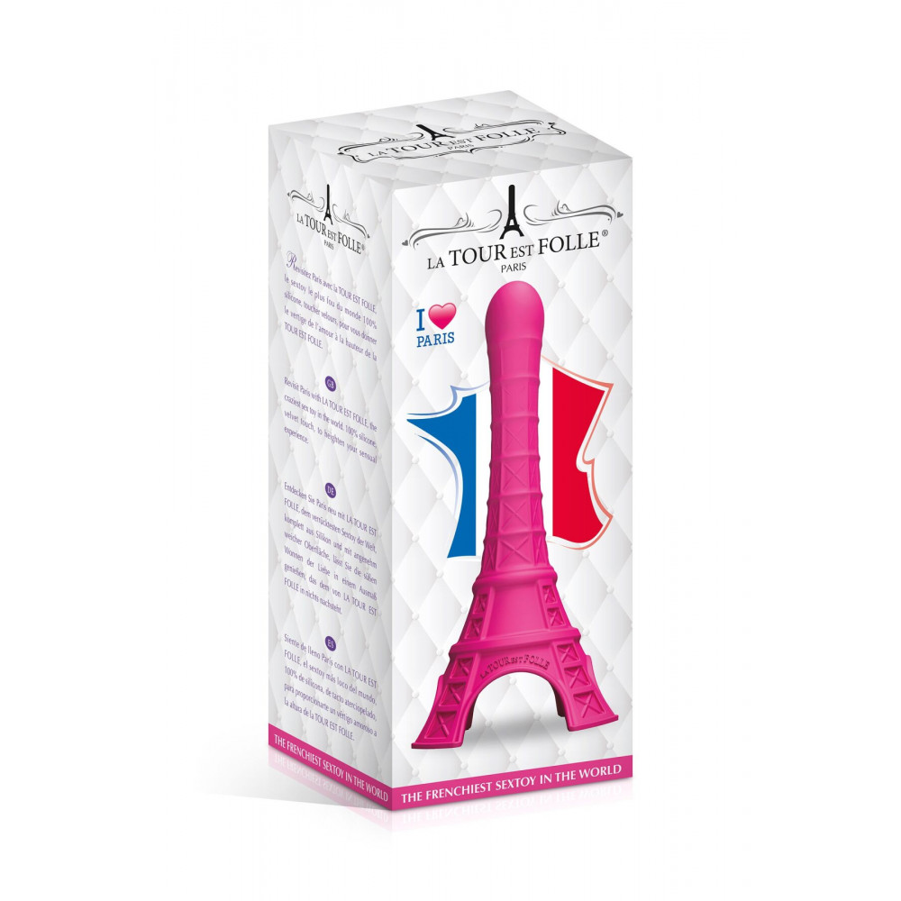 Фалоімітатор - Дилдо La Tour Est Folle Paris Pink 1