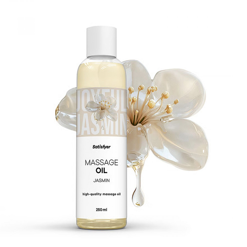 - Розпродаж!!! Масажна олія Satisfyer Massage Oil Jasmin 250 мл (термін 30.04.2027) 1