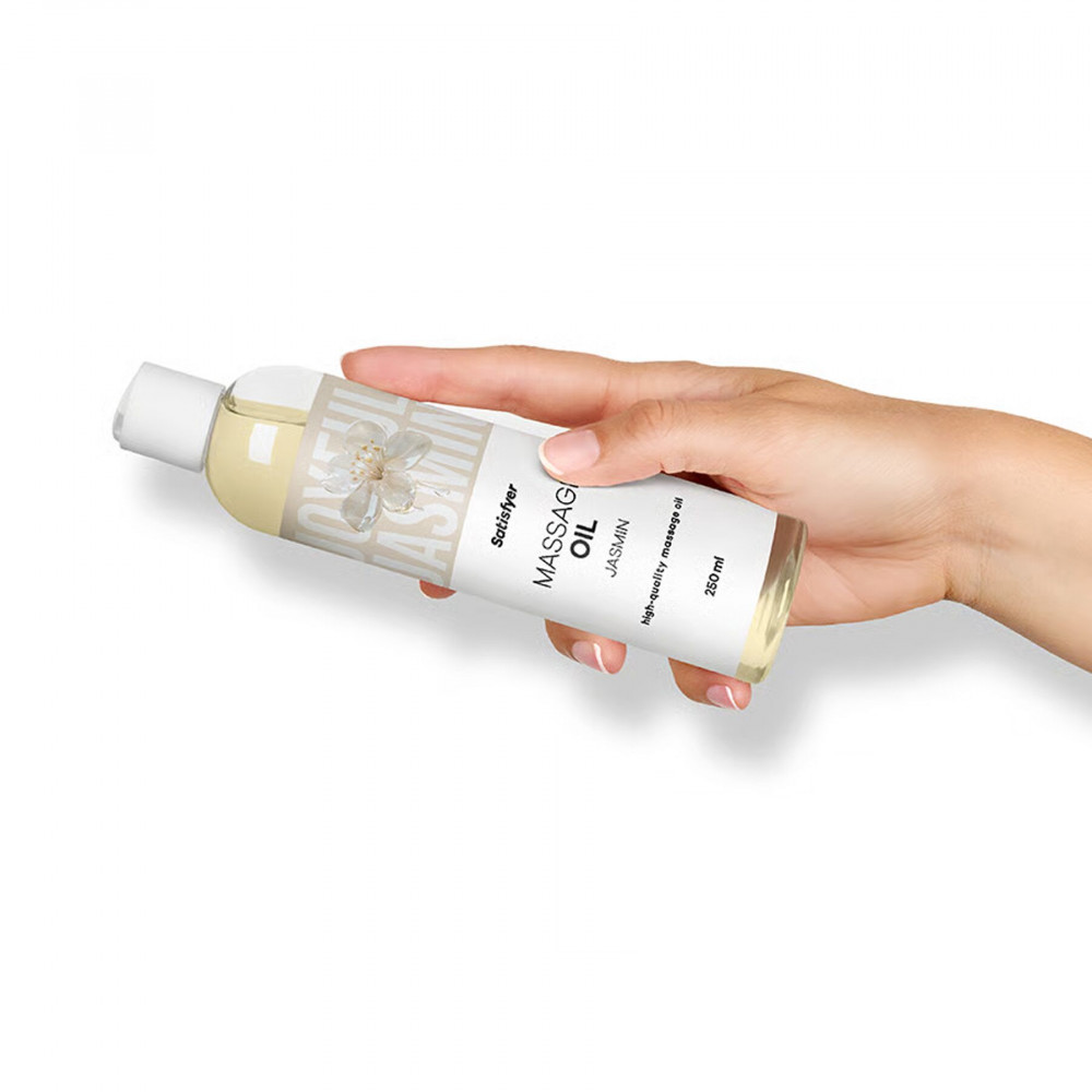 - Розпродаж!!! Масажна олія Satisfyer Massage Oil Jasmin 250 мл (термін 30.04.2027) 5