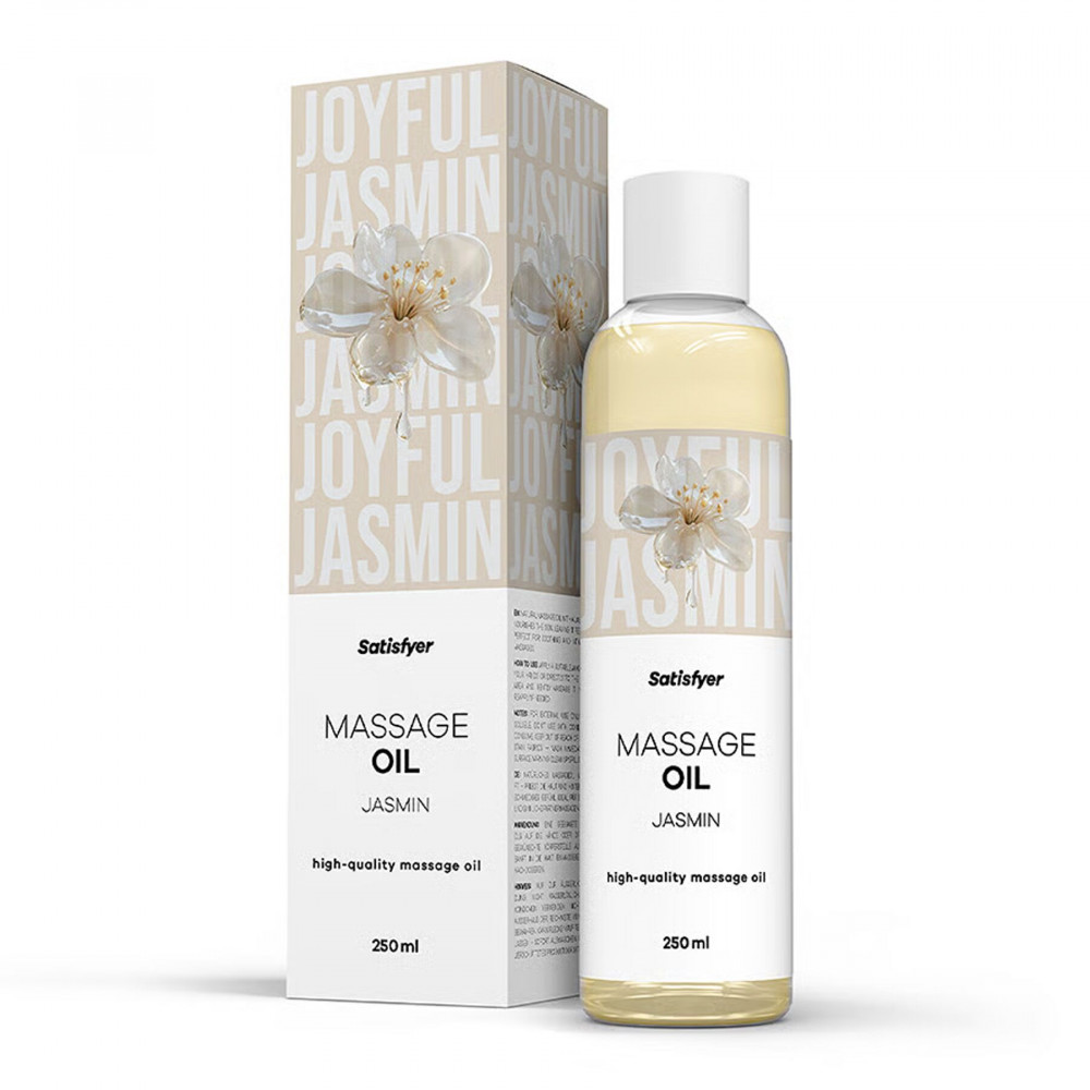 - Розпродаж!!! Масажна олія Satisfyer Massage Oil Jasmin 250 мл (термін 30.04.2027)