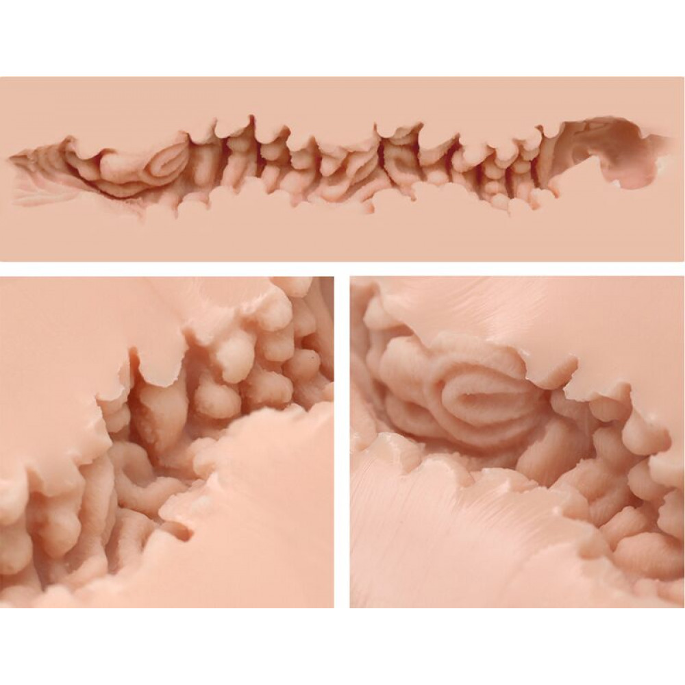 Мастурбатори без вібрації - Мастурбатор-анус Naked Factory Cup Sleeve A-1, наскрізний 10