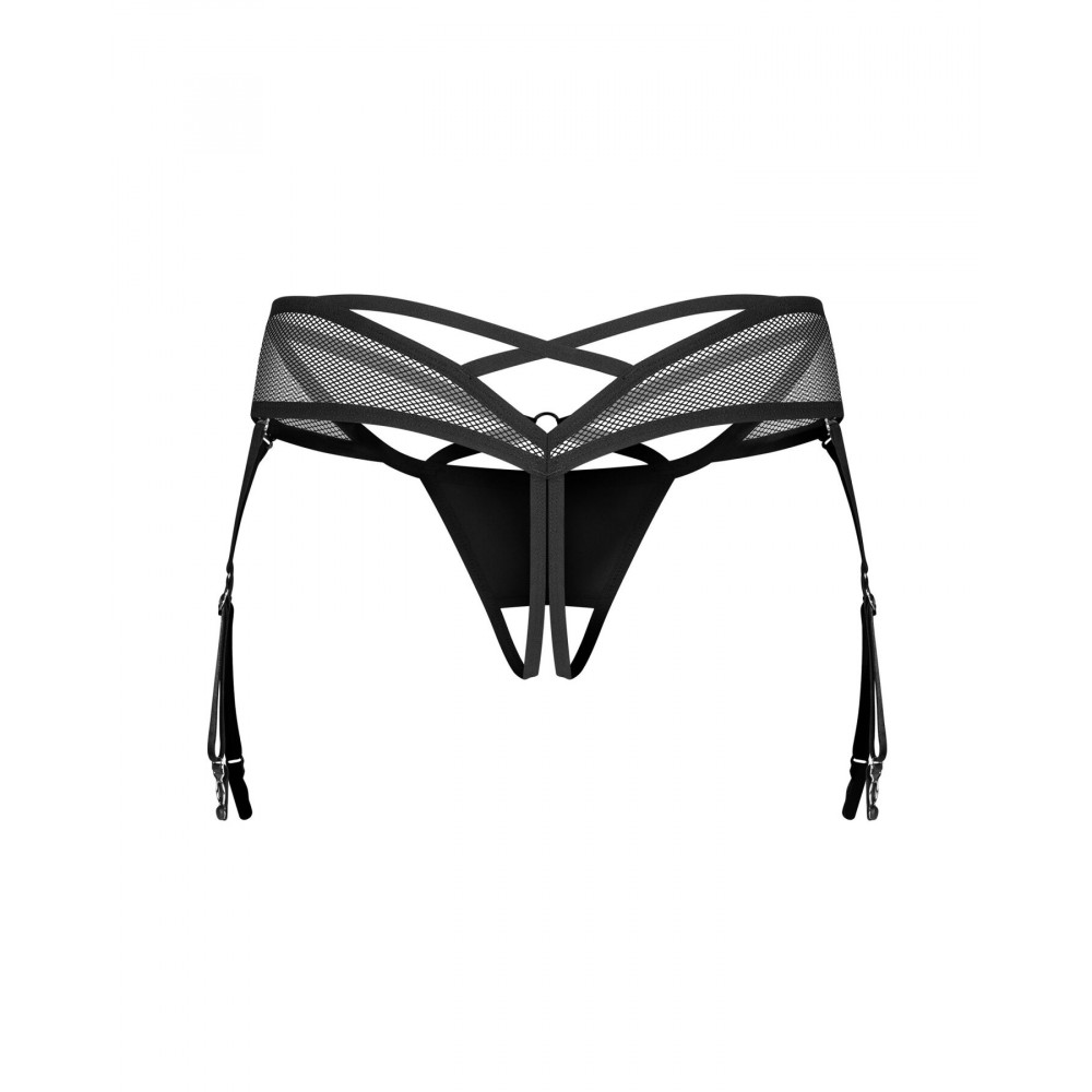 Женское эротическое белье - Трусики Obsessive Dominna crotchless thong S/M 3