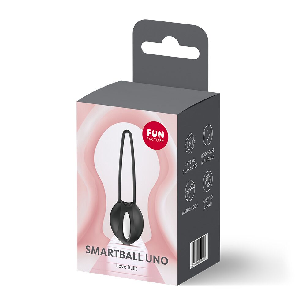 Вагінальні кульки та тренажери - Вагінальна кулька Fun Factory SMARTBALL UNO Black, одинарна, діаметр 3,6 см 7