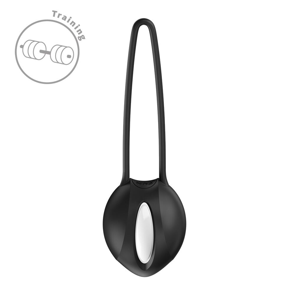 Вагінальні кульки та тренажери - Вагінальна кулька Fun Factory SMARTBALL UNO Black, одинарна, діаметр 3,6 см 1