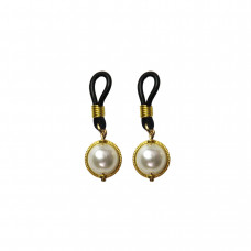 Прикраса на соски Art of Sex - Golden Night, колір білий