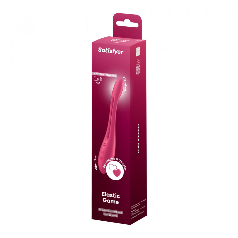 Игрушки для пар - Универсальный гибкий вибратор для пар Satisfyer Elastic Game Battery Series 6