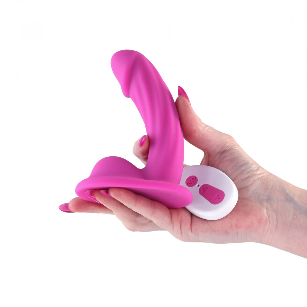 Фалоімітатор - Ділдо з вібрацією NS Novelties Colours - Curve - Vibrating - 5