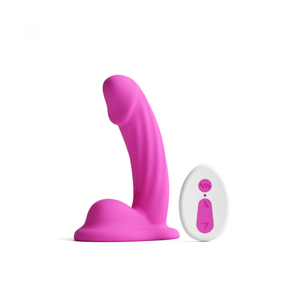 Фалоімітатор - Ділдо з вібрацією NS Novelties Colours - Curve - Vibrating - 5