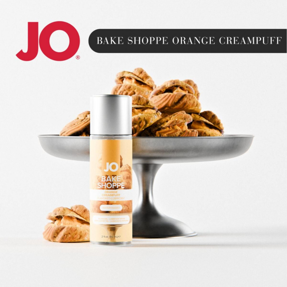 Оральні змазки - Лубрикант на водній основі JO Bake Shoppe - Orange Creampuff 60 мл, без цукру та парабенів 1