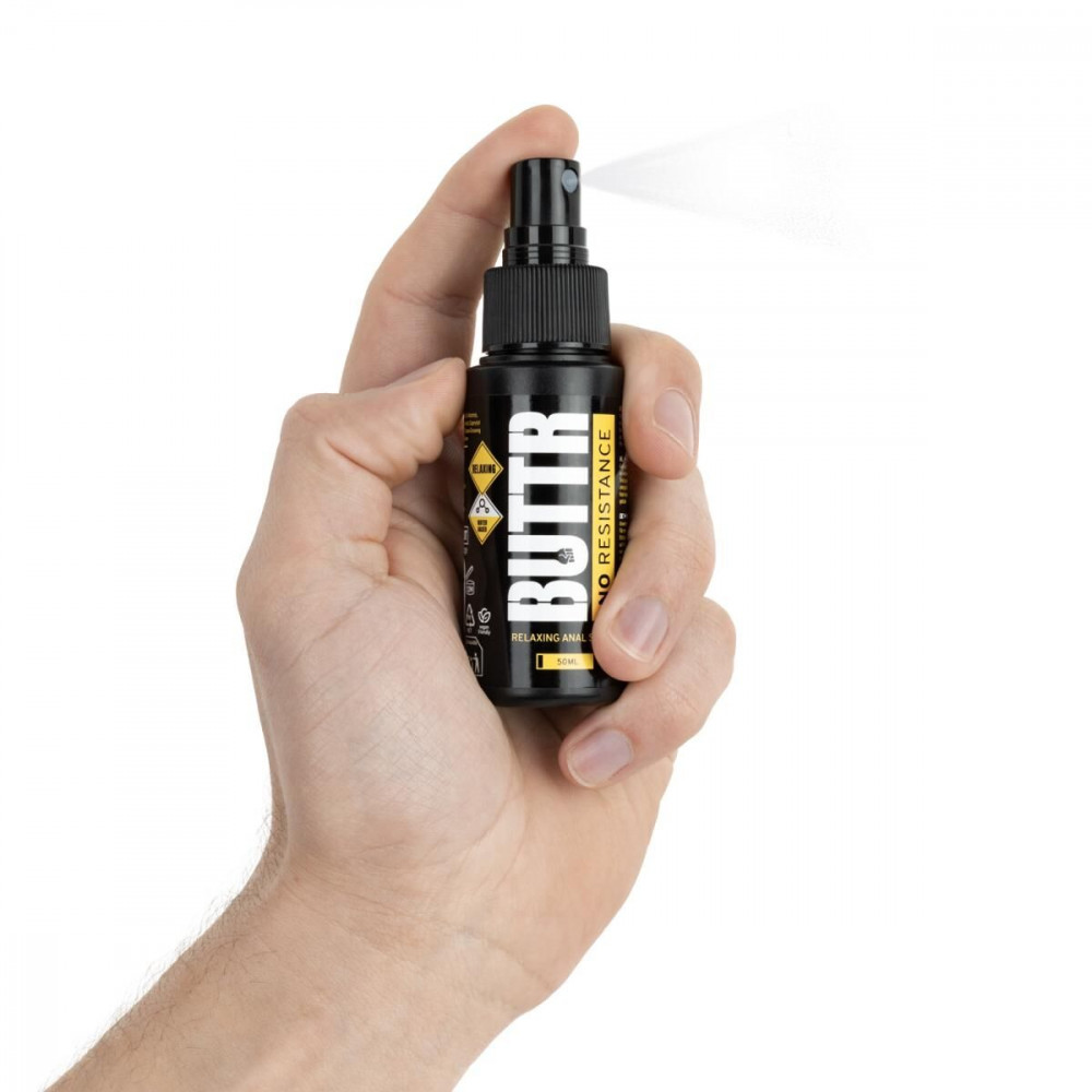 Анальні змазки - Розслаблювальний анальний спрей BUTTR Relaxing Anal Spray 5