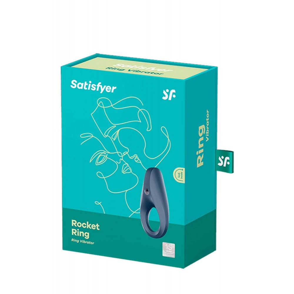 Разное - Эрекционное виброкольцо Satisfyer Rocket Ring синее 5