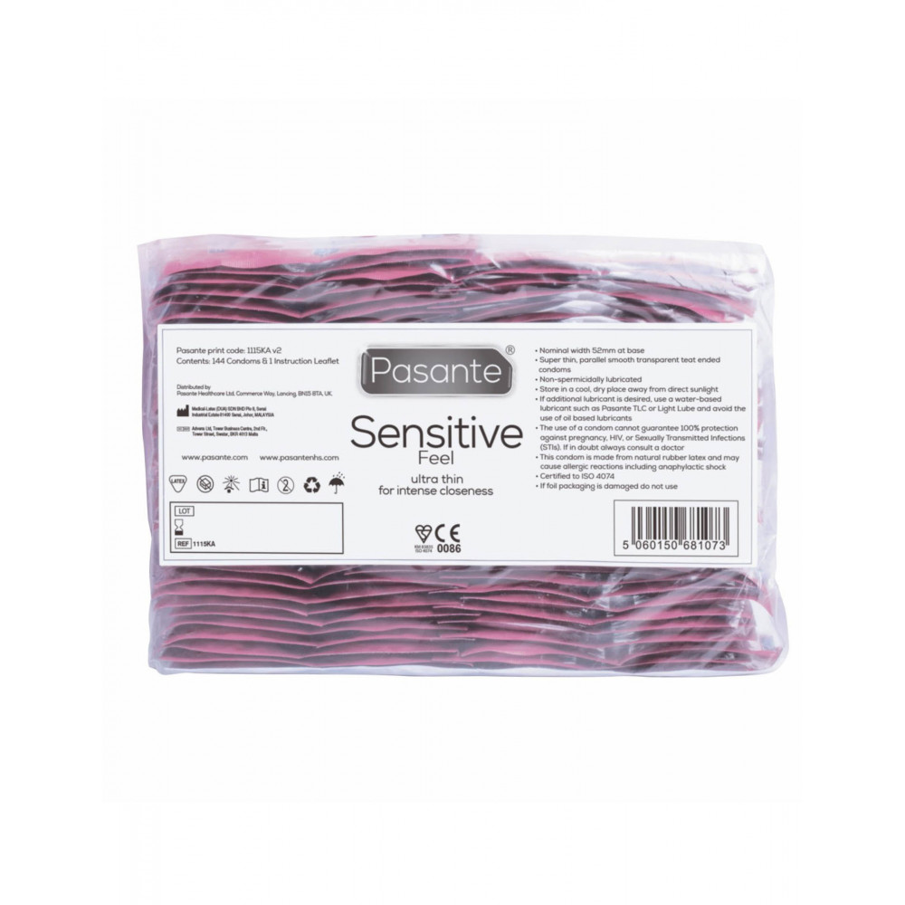 Різне - Ультратонкі презервативи Pasante - Sensitive Feel, №144 3