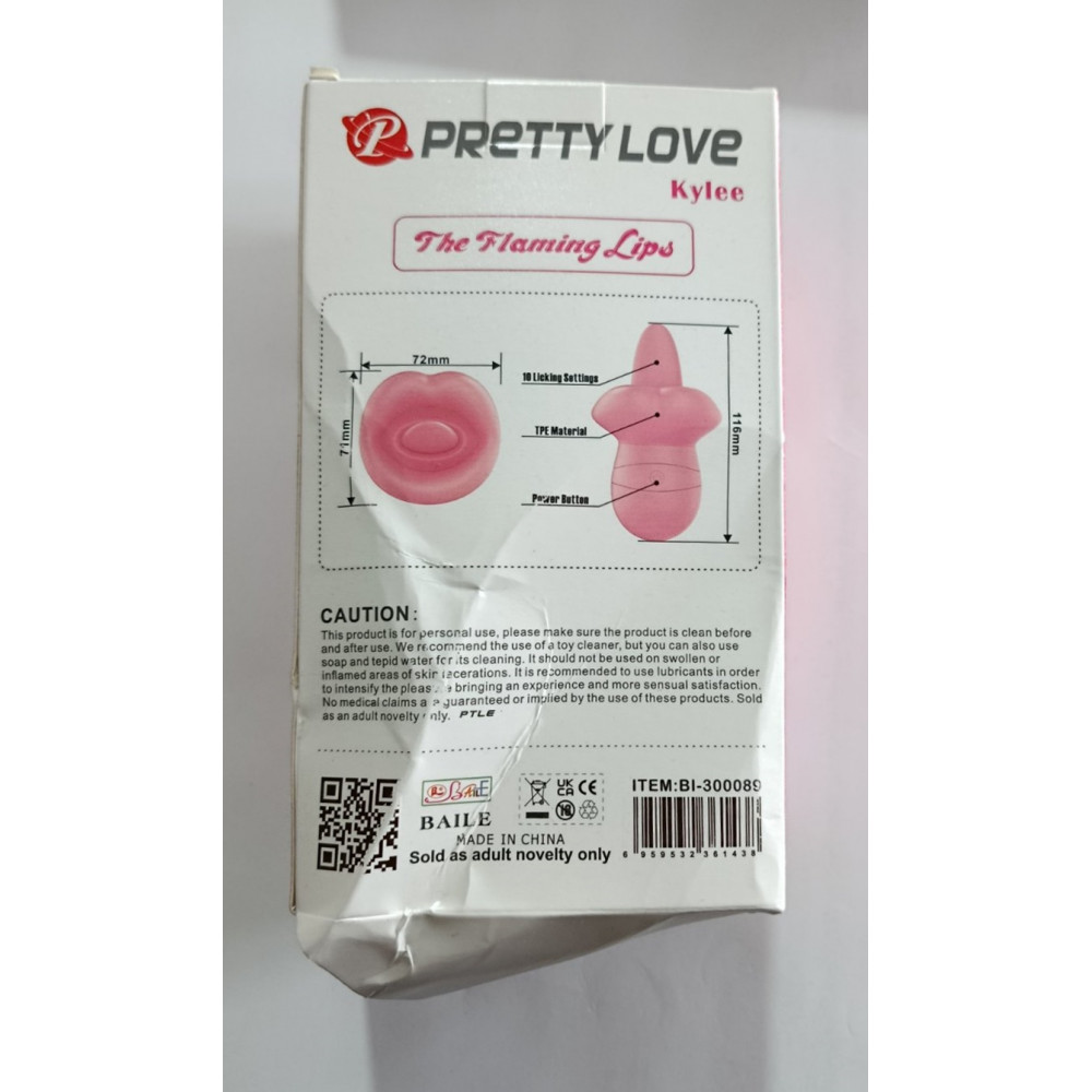  - УЦІНКА - Стимулятор клітора з функцією лизання Pretty Love - Kylee, BI-300089 9